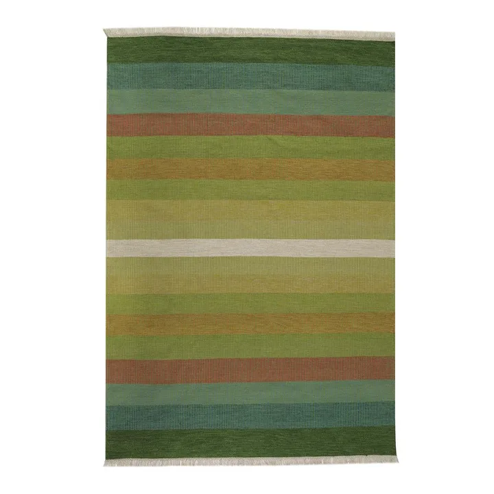 Tapis Tofta wave 170 x 240 cm - Green - Kateha