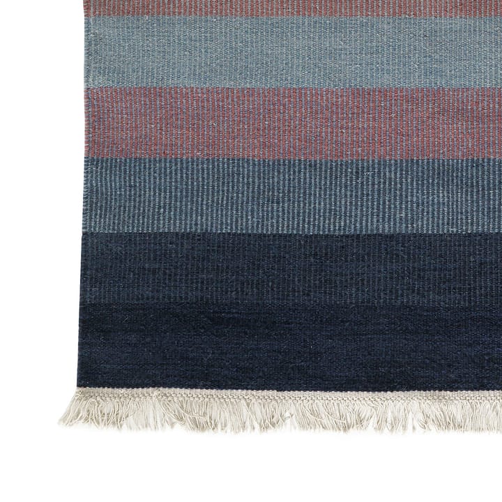Tapis Tofta Wave 80 x 250 cm, Bleu Kateha