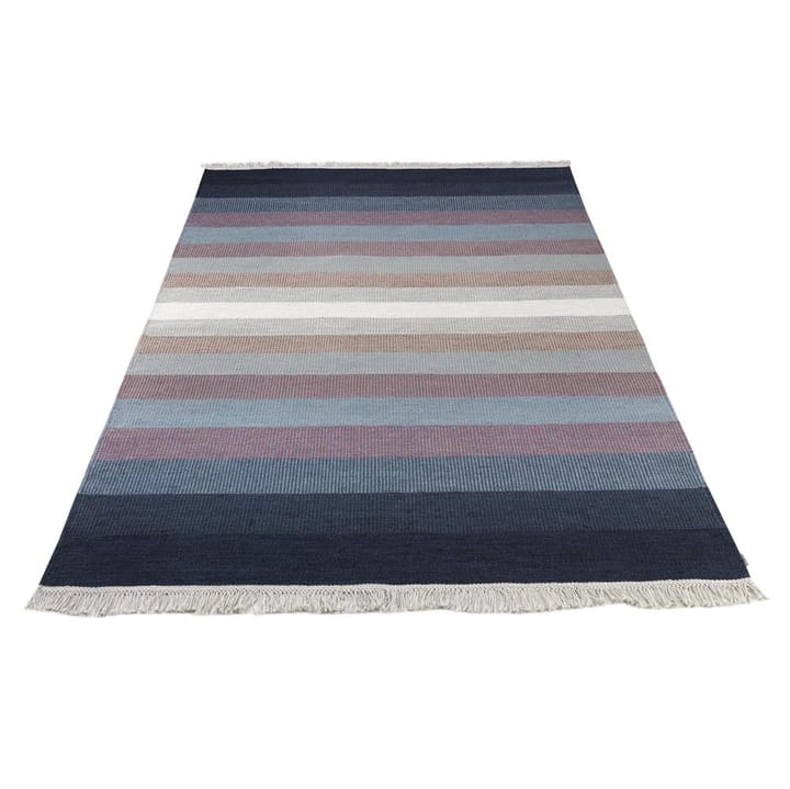 Tapis Tofta Wave 80 x 250 cm, Bleu Kateha