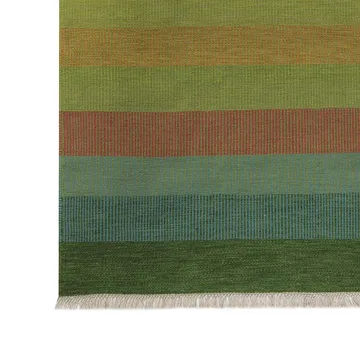 Tapis Tofta Wave 80 x 250 cm - Green - Kateha