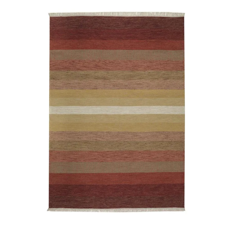 Tapis Tofta Wave 80 x 250 cm - Red - Kateha