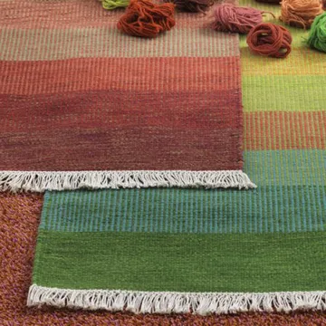 Tapis Tofta wave - Blue, 200x300 cm - Kateha