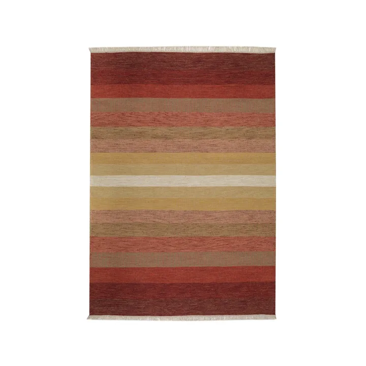 Tapis Tofta wave - Red, 170x240 cm - Kateha