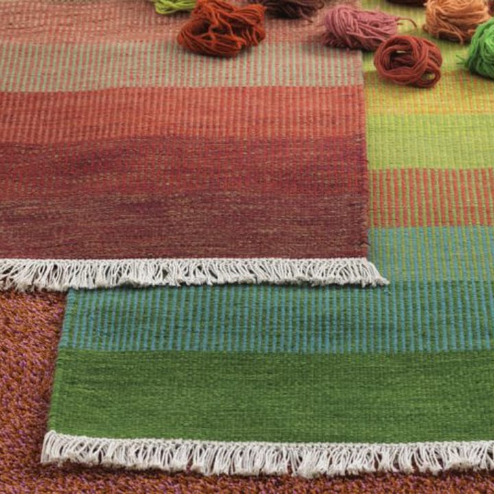 Tapis Tofta wave, Rouge, 170x240 cm Kateha