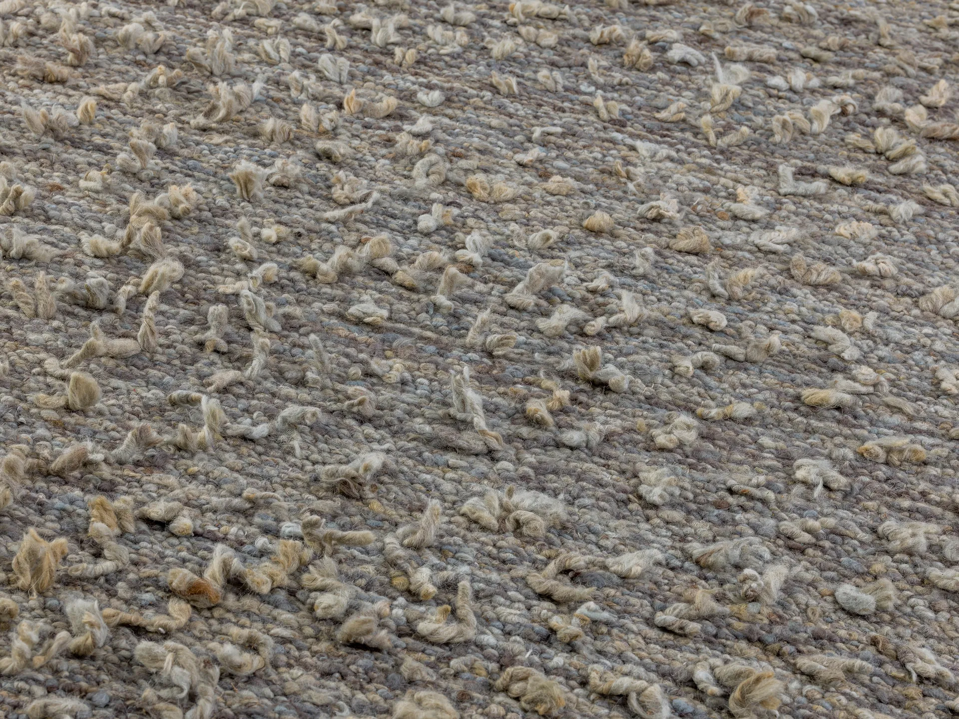 Tapis Woolly, Gris clair 200x300 cm Kateha