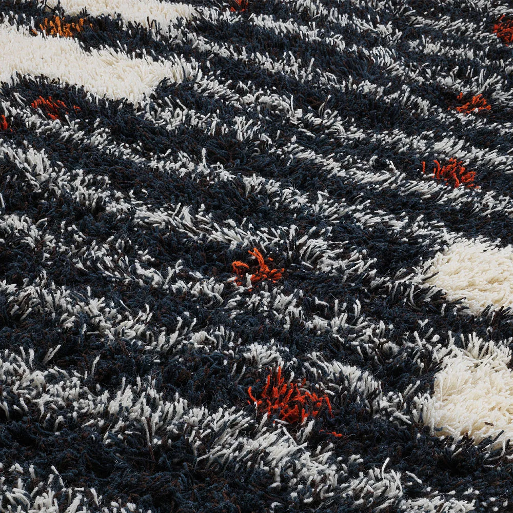 Tapis Zorbas, white/black, 170x240 cm Kateha