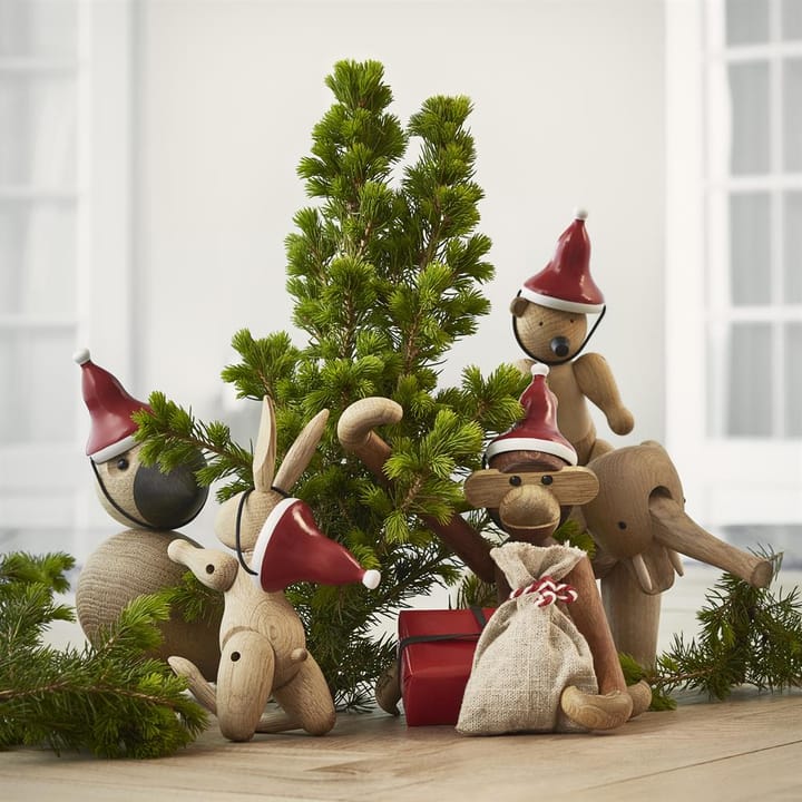 Bonnet de Père Noël pour petit singe Kay Bojesen, rouge Kay Bojesen Denmark