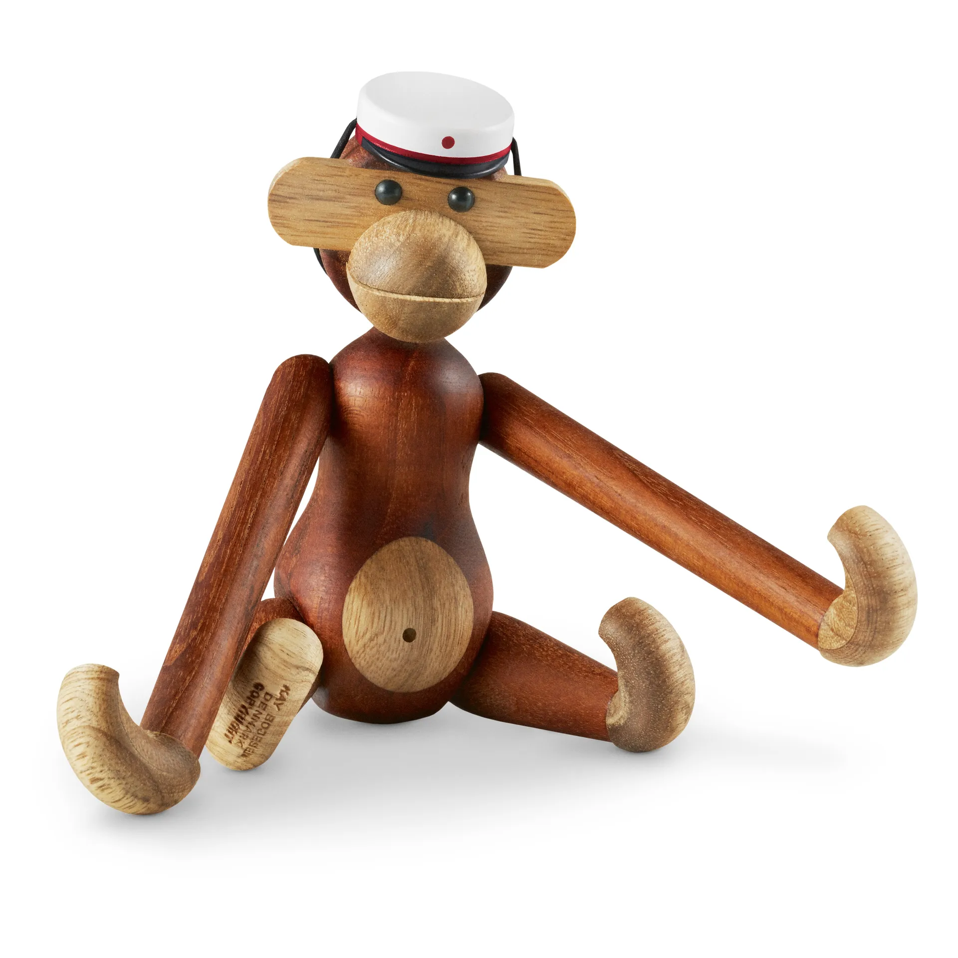 Casquette petit singe Kay Bojesen, Blanc-rouge Kay Bojesen Denmark