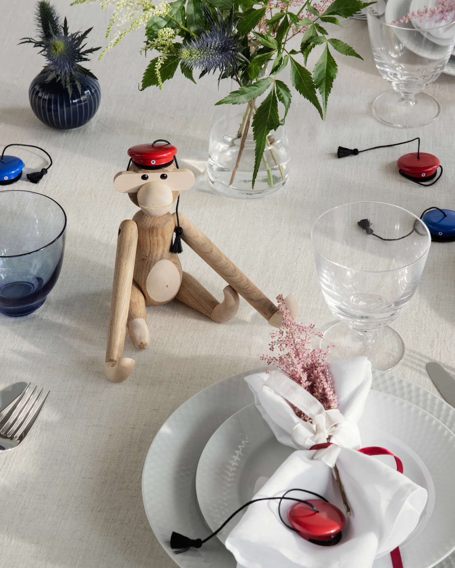 Casquette petit singe Kay Bojesen, Rouge Kay Bojesen Denmark