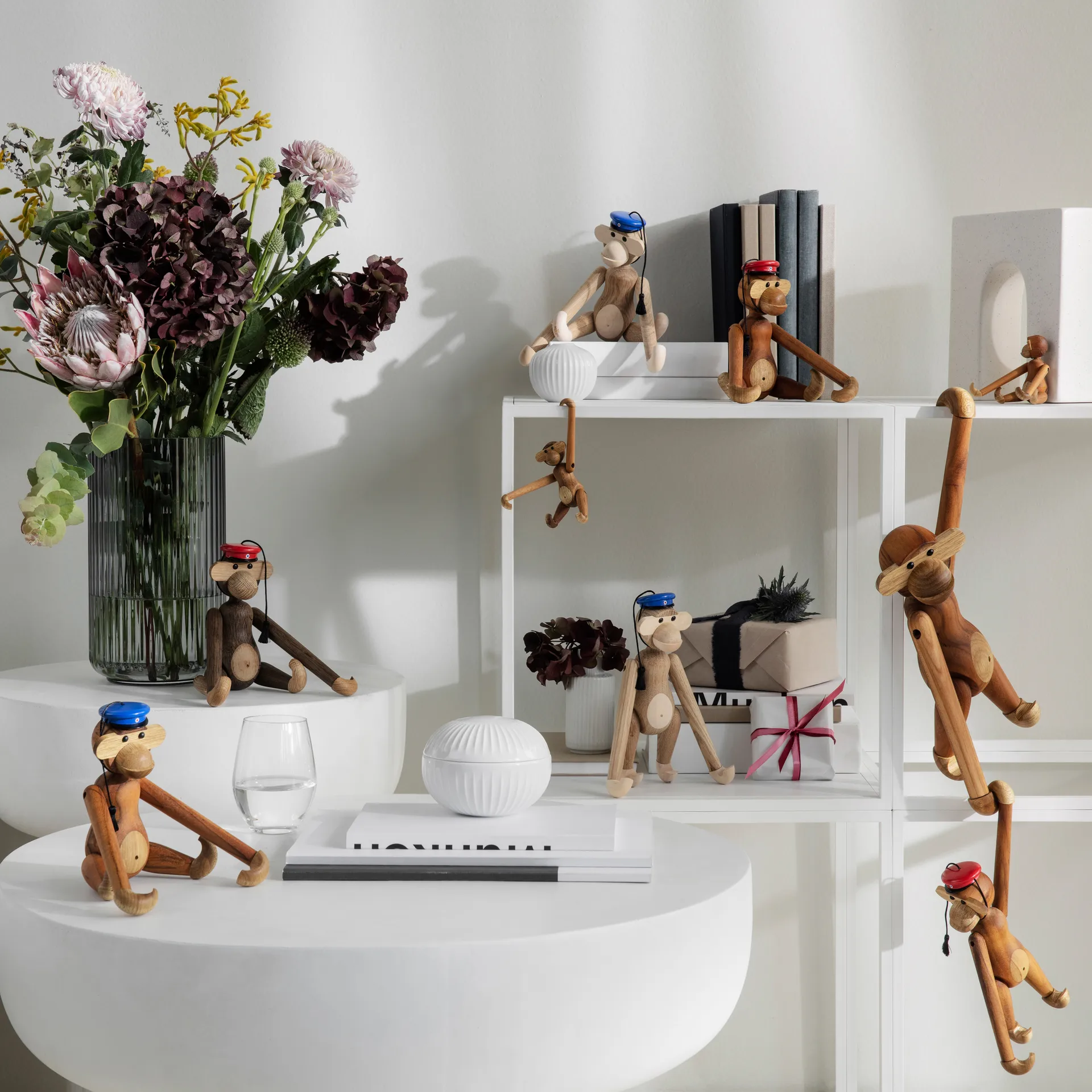 Casquette petit singe Kay Bojesen, Rouge Kay Bojesen Denmark