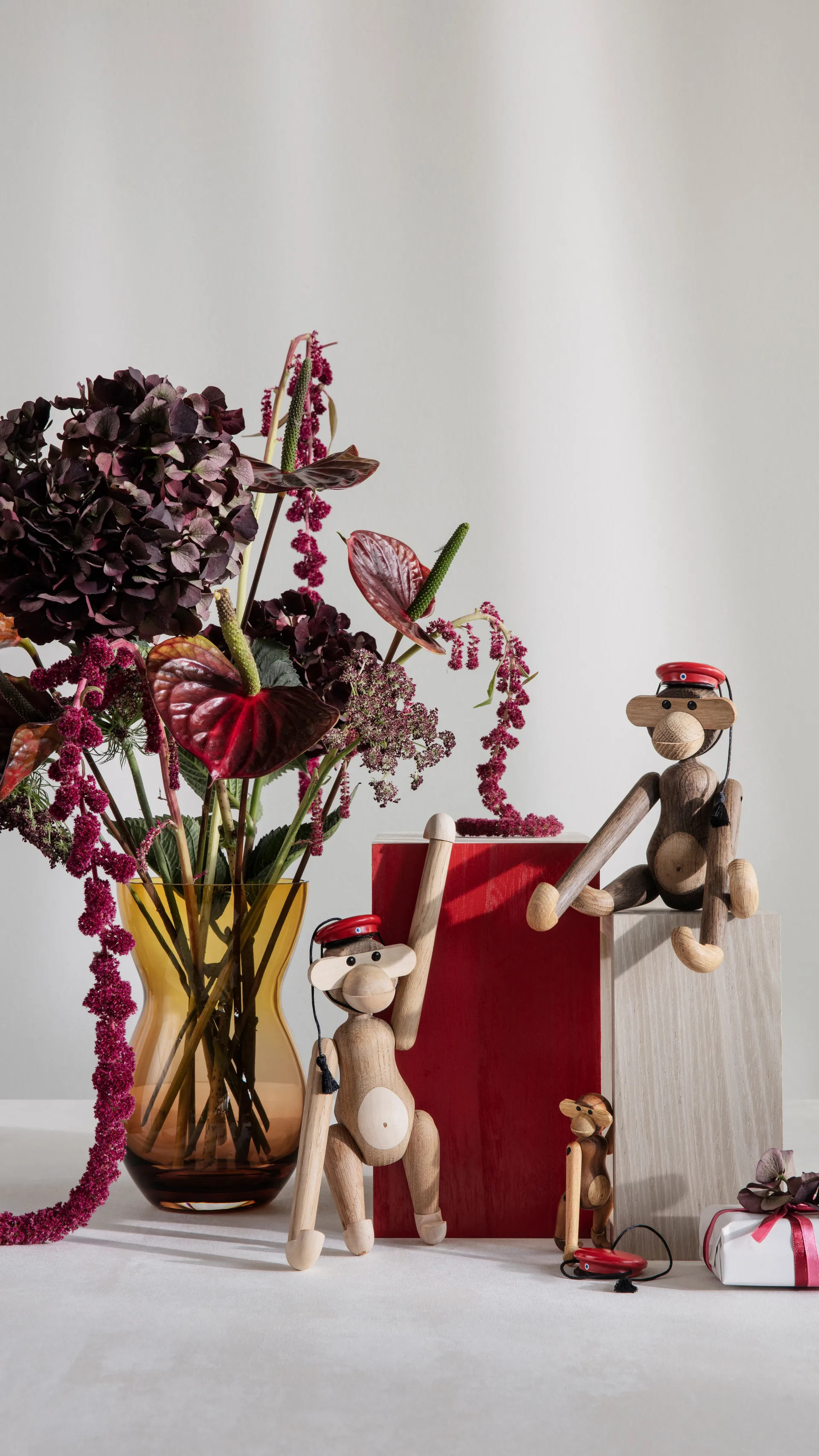 Casquette petit singe Kay Bojesen, Rouge Kay Bojesen Denmark