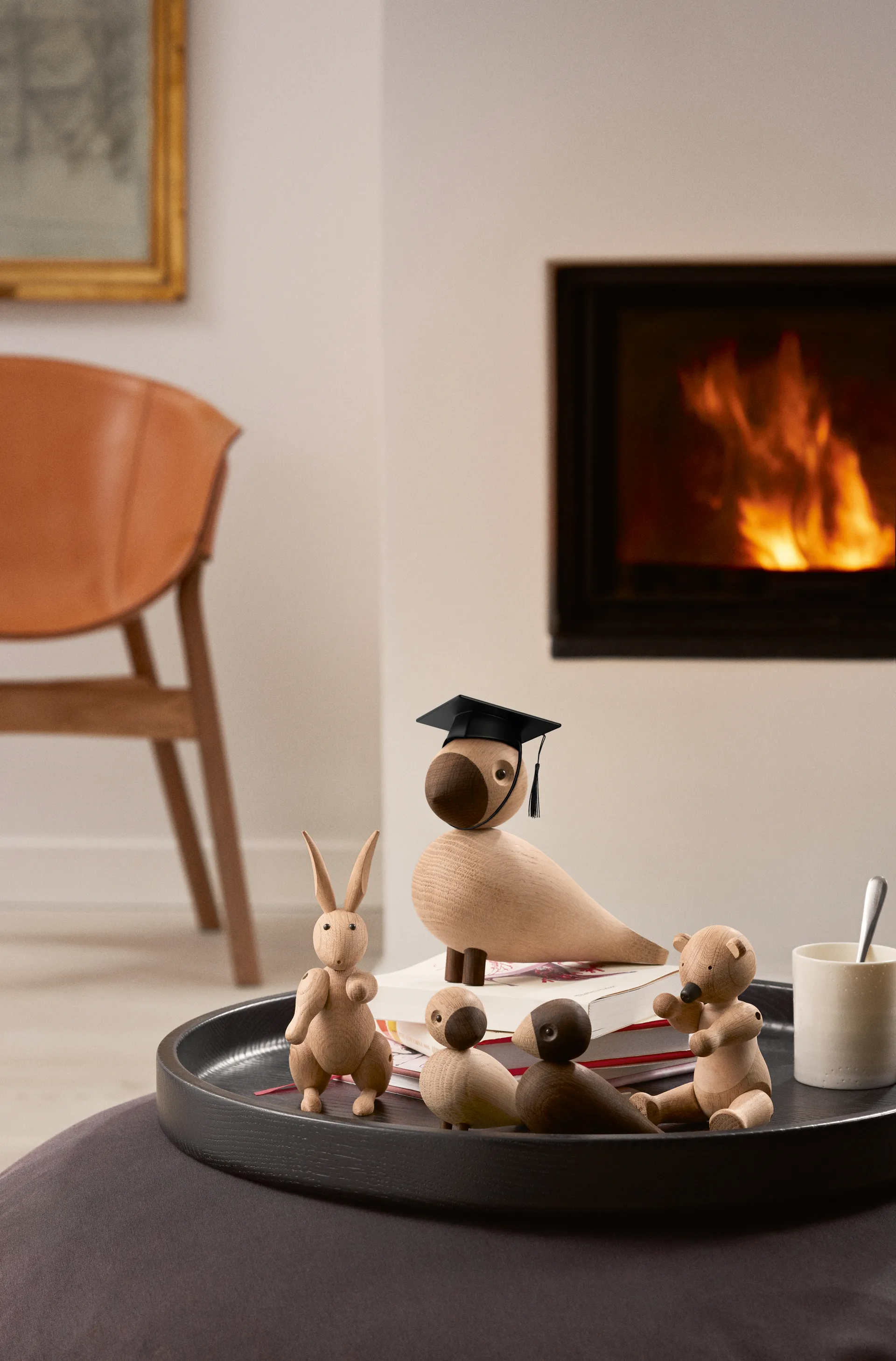 Chapeau de graduation Kay Bojesen pour, Noir Kay Bojesen Denmark