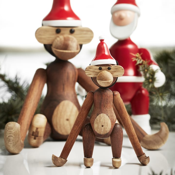 Chapeau de Noël pour le mini singe Kay Bojesen, rouge Kay Bojesen Denmark