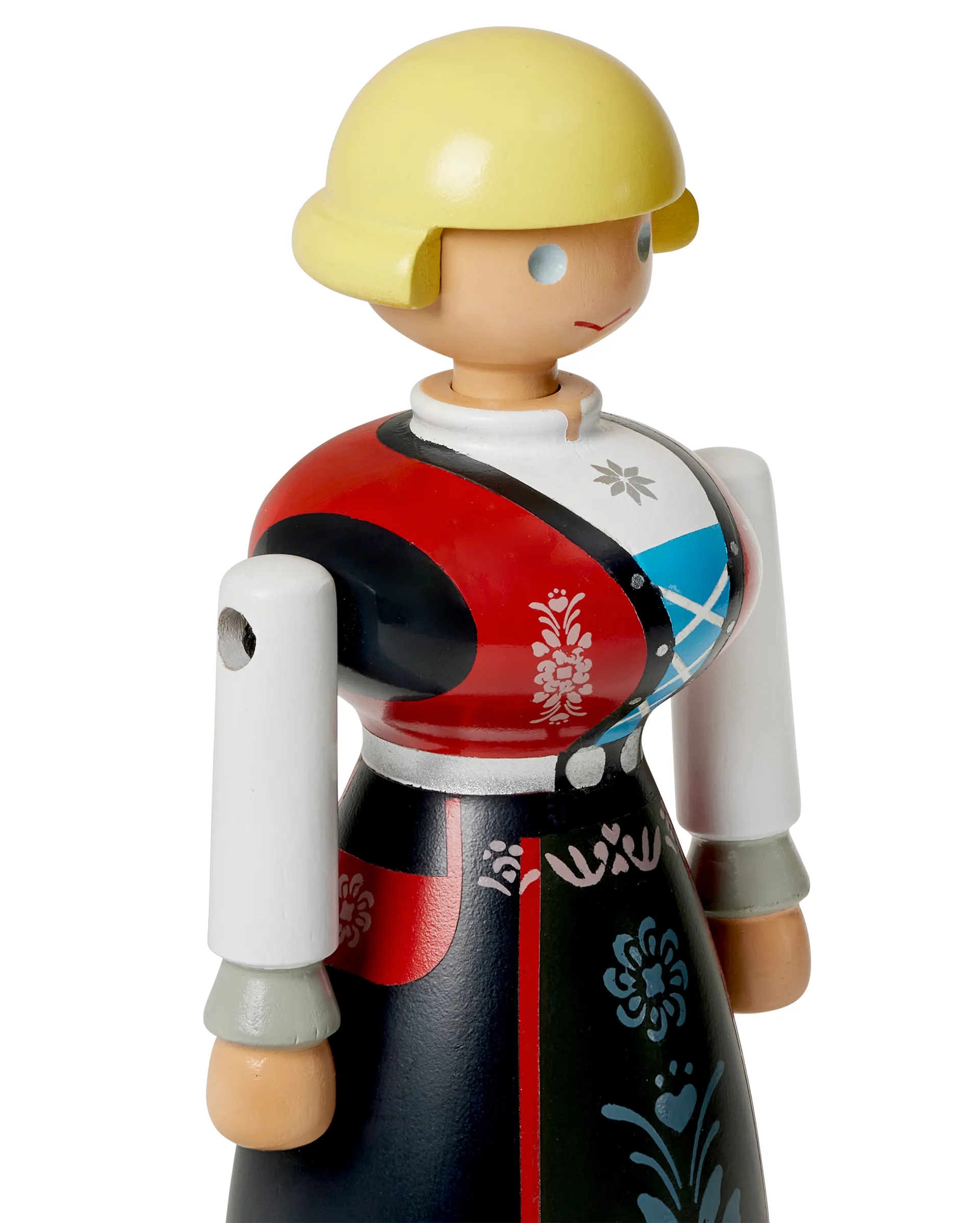 Femme en habits traditionnels norvégiens de Kay Bojesen, Noir-rouge-blanc Kay Bojesen Denmark