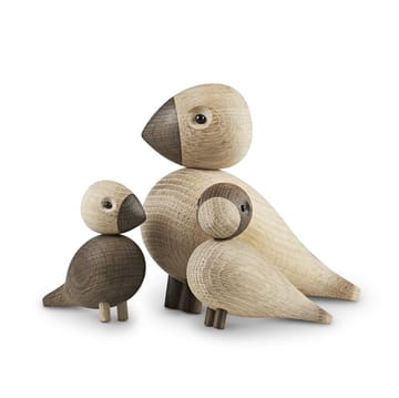 Figurine oiseau chanteur Alfred - chêne - Kay Bojesen Denmark