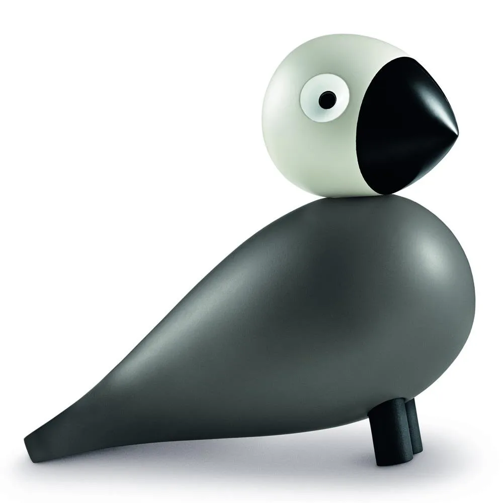 Figurine oiseau chanteur Ernst, gris Kay Bojesen Denmark