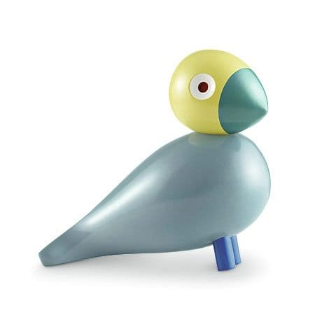 Figurine oiseau chanteur Sunshine - turquoise - Kay Bojesen Denmark
