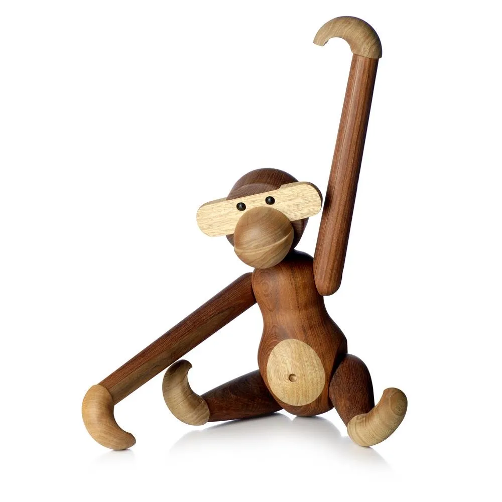 Grand singe en bois Kay Bojesen, bois Kay Bojesen Denmark