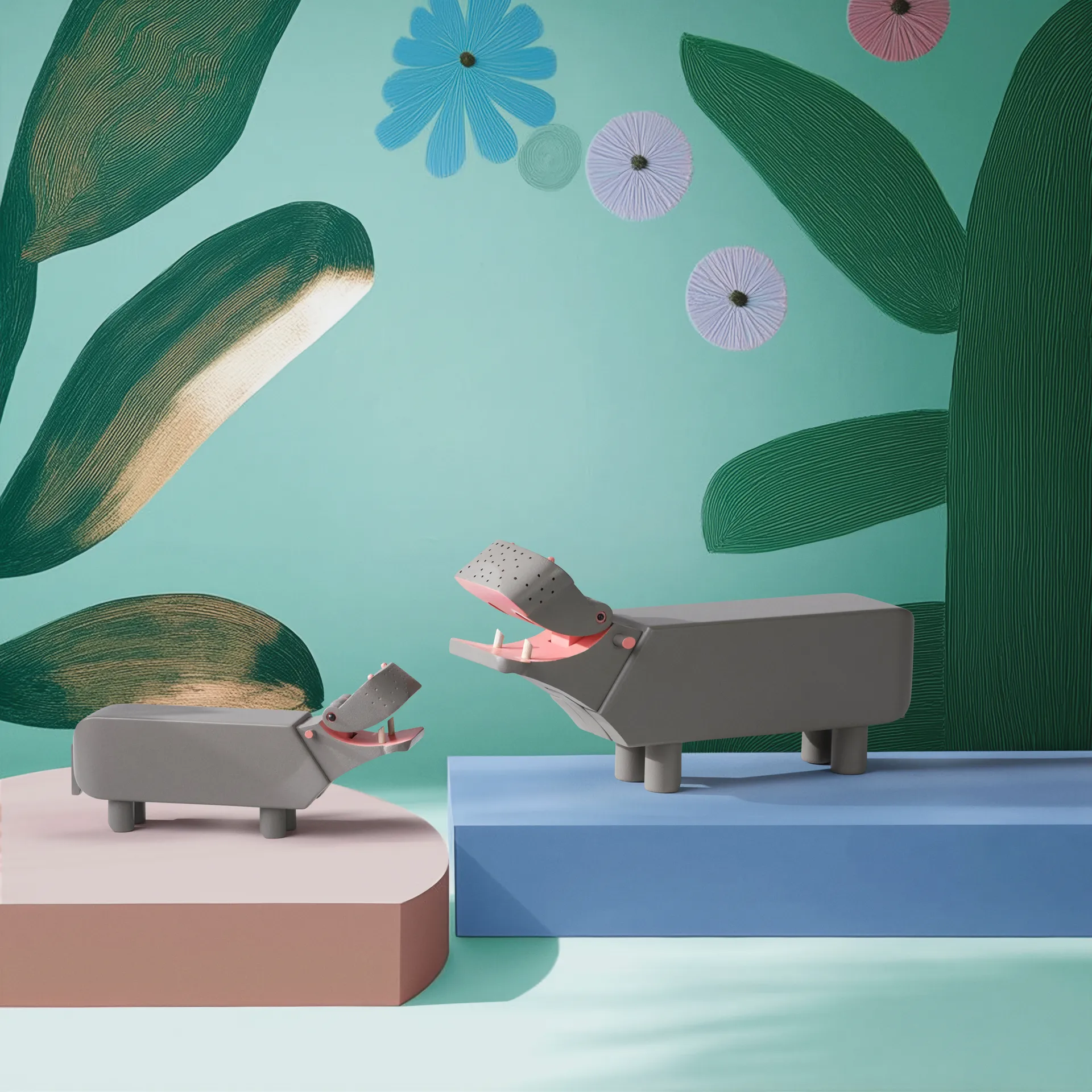 Hippopotame Kay Bojesen, Gris Kay Bojesen Denmark