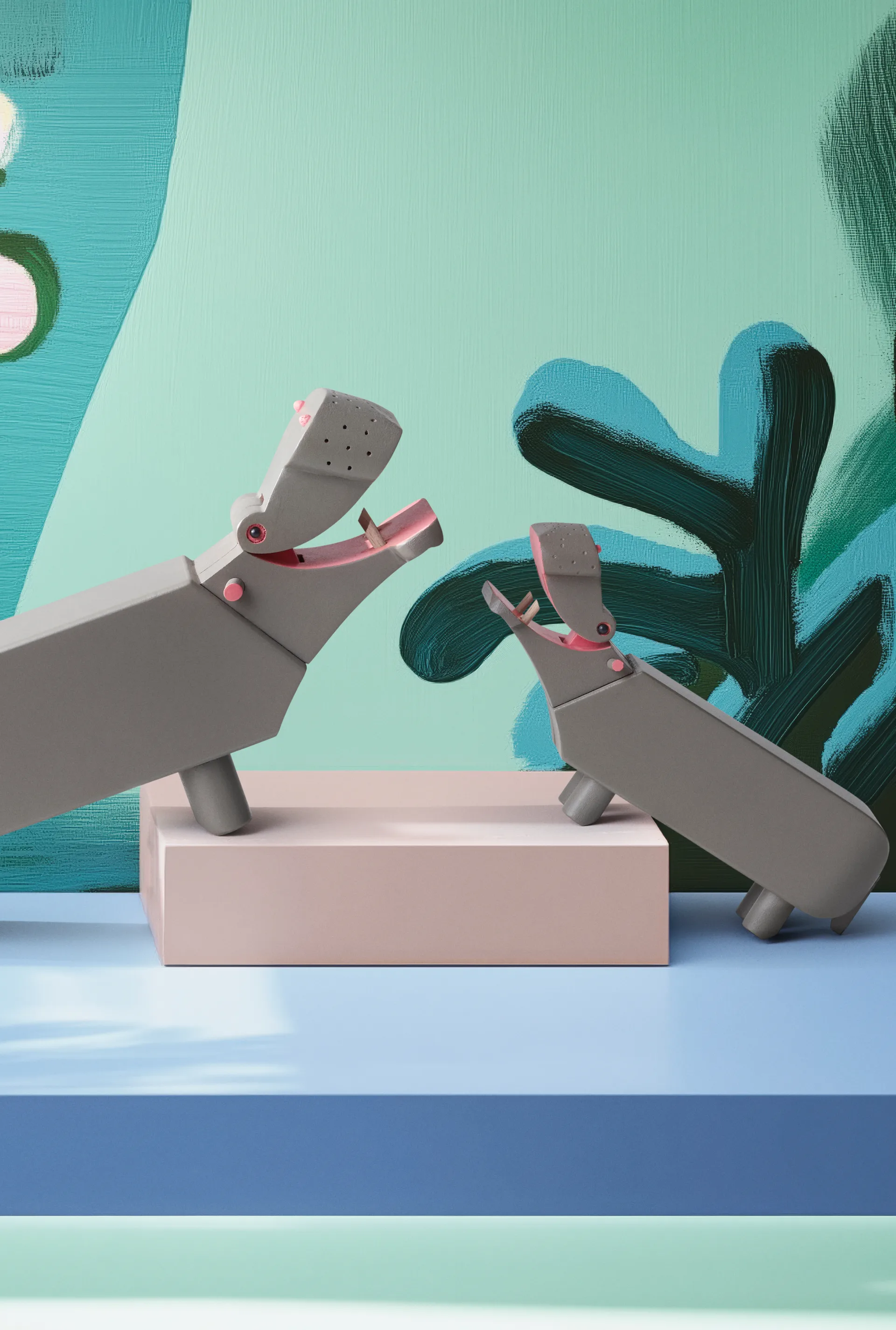 Hippopotame liliput Kay Bojesen, Gris Kay Bojesen Denmark