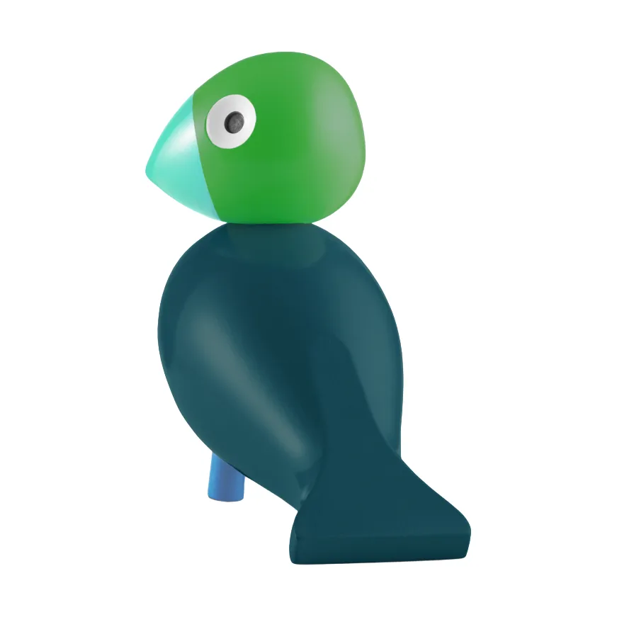 Kaj Bojesen Year Bird 2026 Birk, Vert foncé Kay Bojesen Denmark