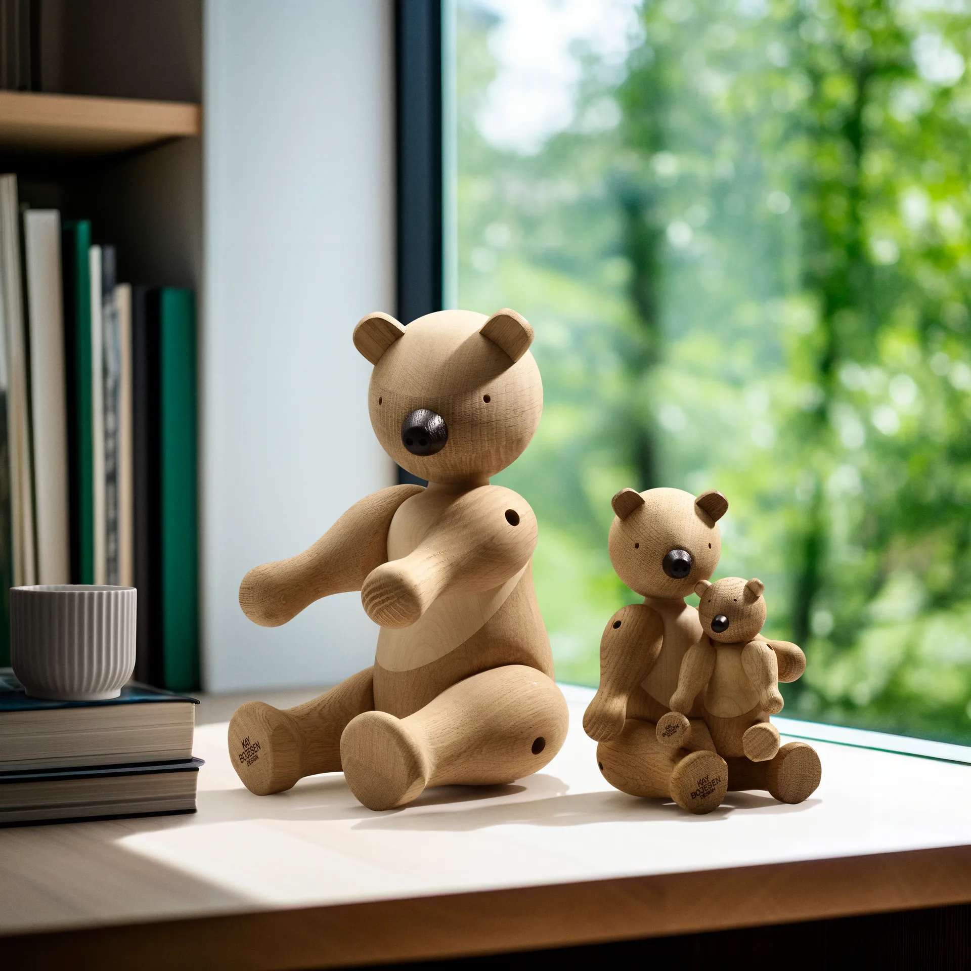 Kay Bojesen ours en bois grand, chêne-érable Kay Bojesen Denmark