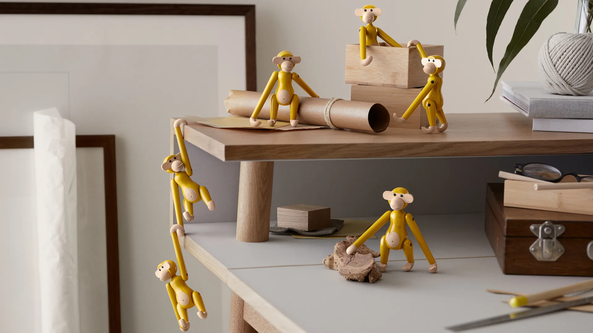 Kay Bojesen singe mini vintage, Geel Kay Bojesen Denmark