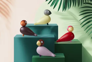 Kay Bojesen Year Bird 2025 Bella - Crème-gris - Kay Bojesen Denmark