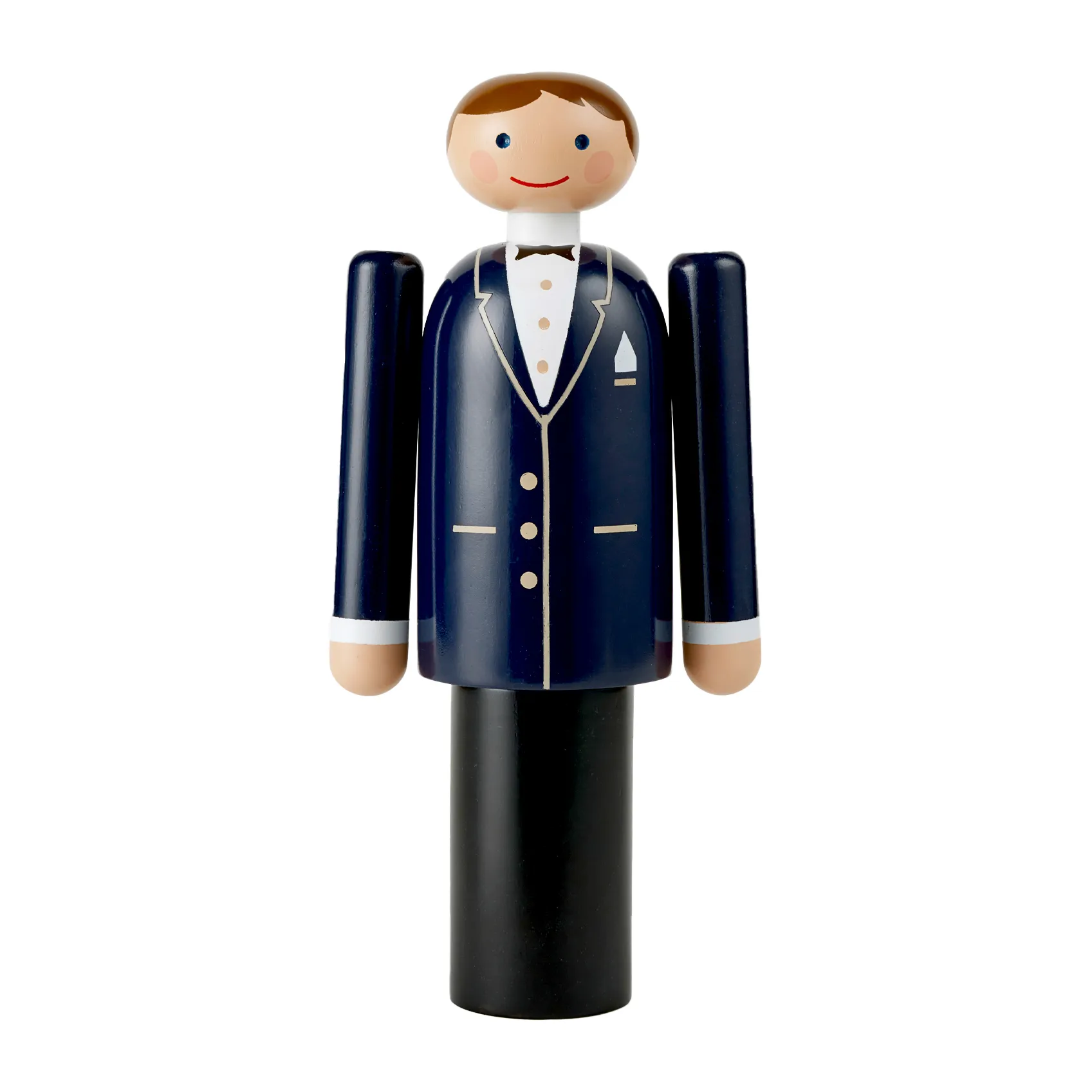 Le marié de Kay Bojesen, Bleu-noir-blanc, 18 cm Kay Bojesen Denmark