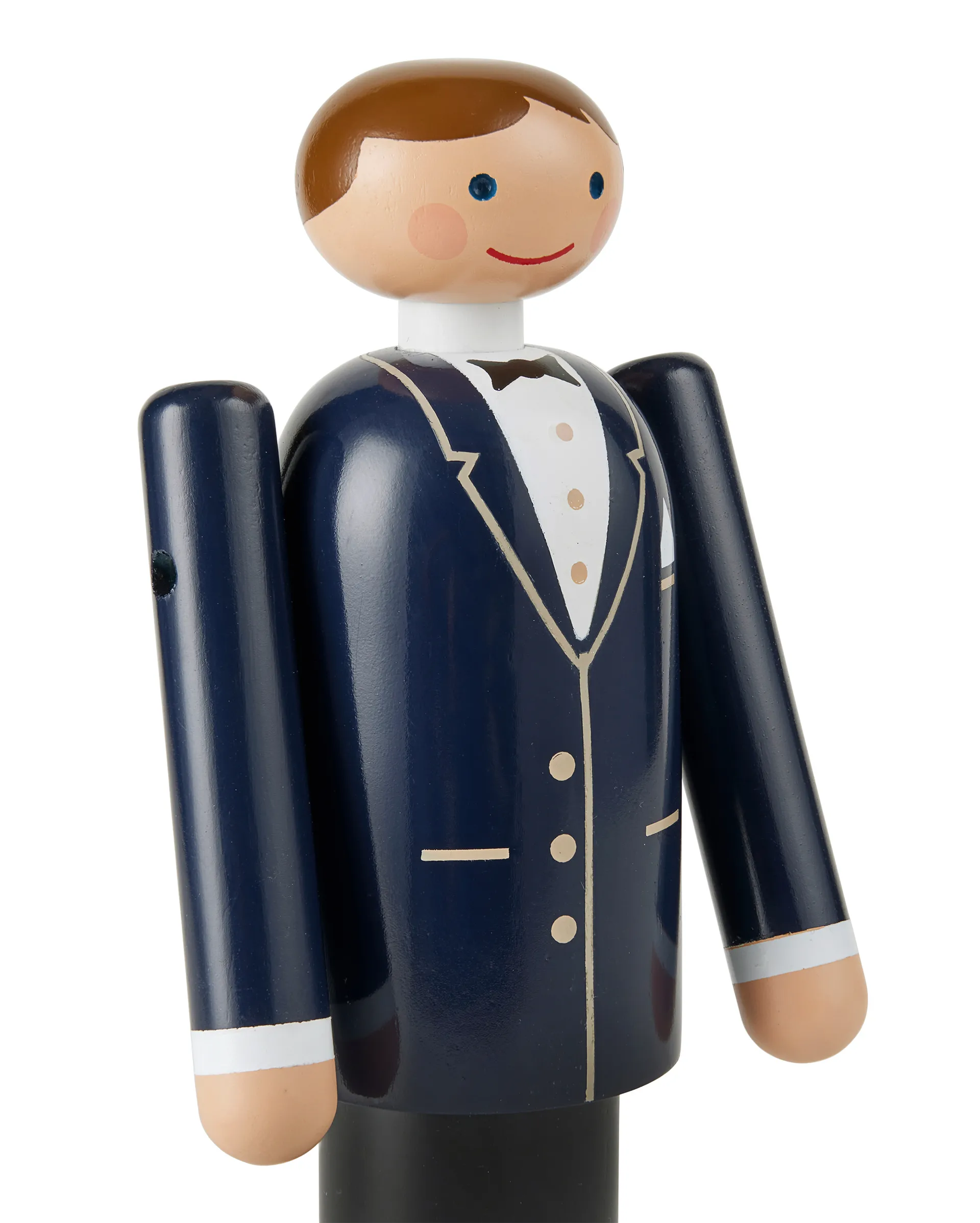 Le marié de Kay Bojesen, Bleu-noir-blanc, 18 cm Kay Bojesen Denmark