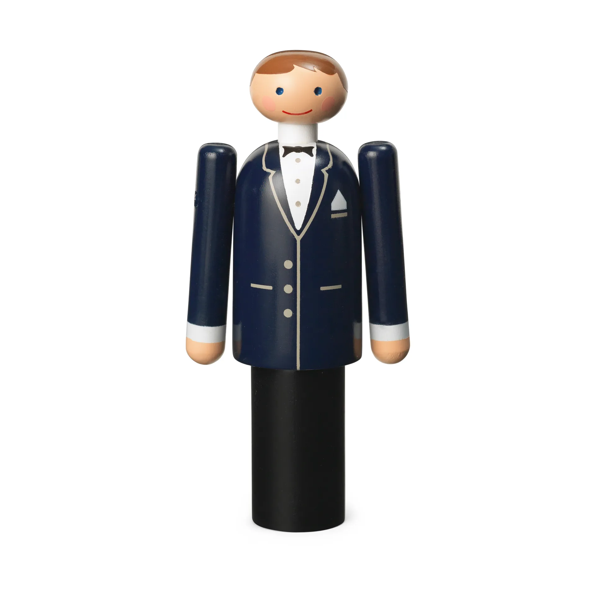 Le marié de Kay Bojesen, Blue-noir-blanc, 12 cm Kay Bojesen Denmark