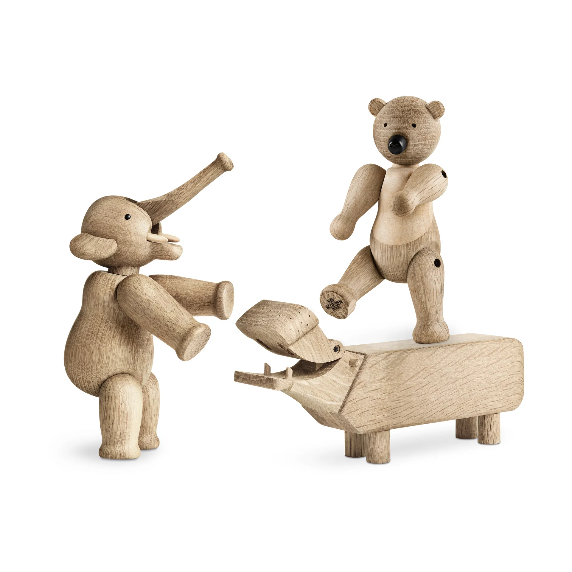 Liliput Kay Bojesen 3 pièces, Chêne non traité, érable non traité Kay Bojesen Denmark