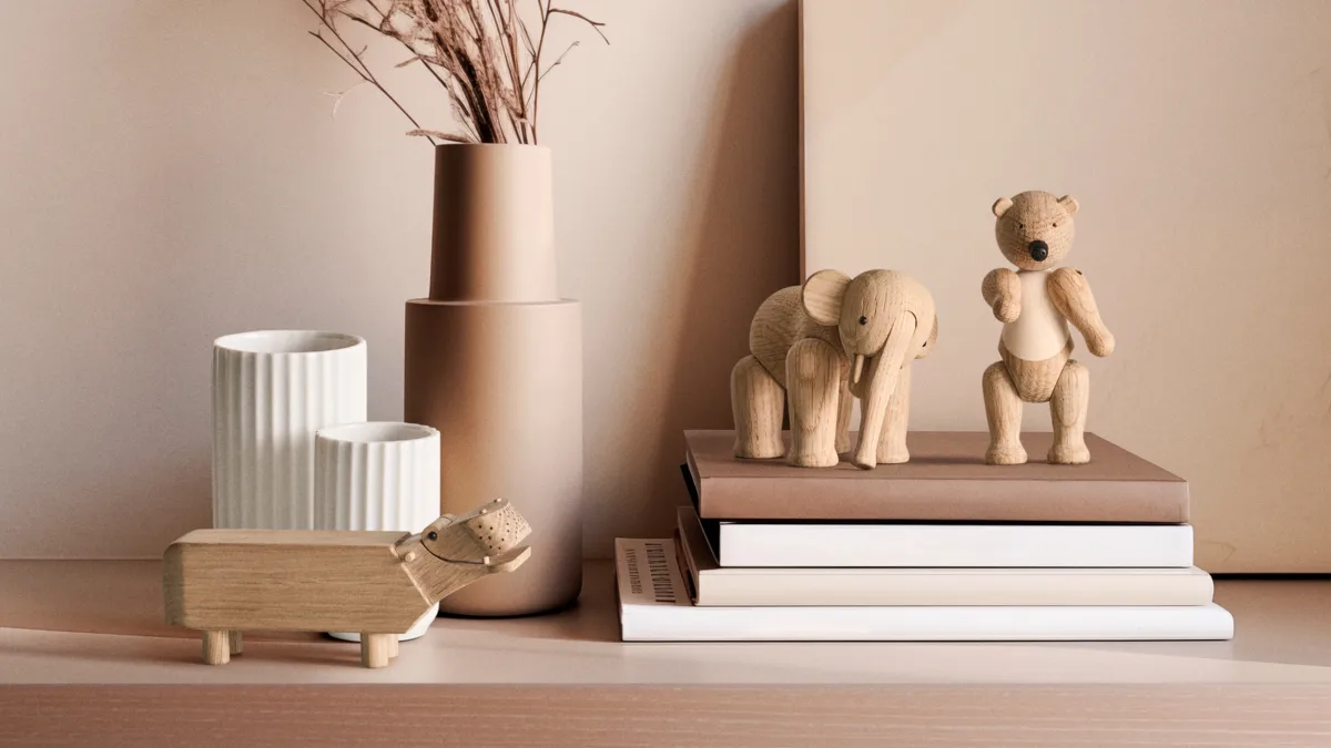 Liliput Kay Bojesen 3 pièces, Chêne non traité, érable non traité Kay Bojesen Denmark