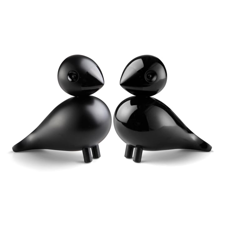 Lovebirds Kay Bojesen lot de 2 - Noir, Lot de 2 - Kay Bojesen Denmark