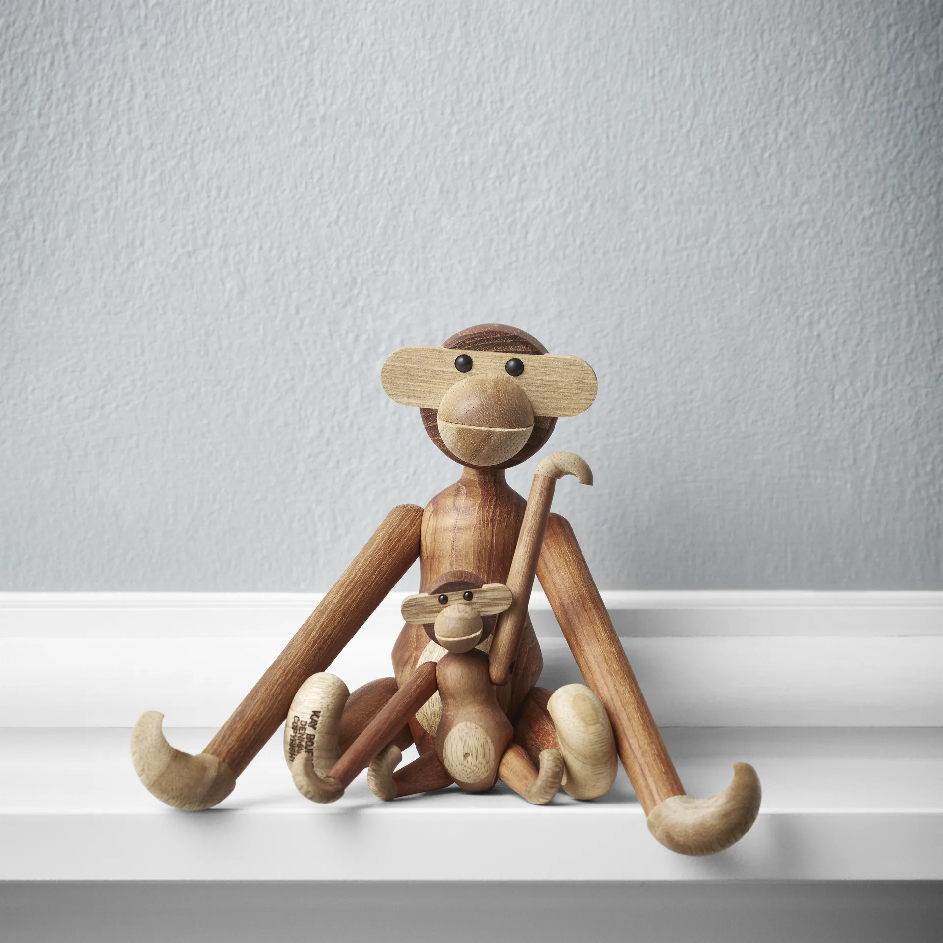Mini singe Kay Bojesen, bois teck-limba Kay Bojesen Denmark