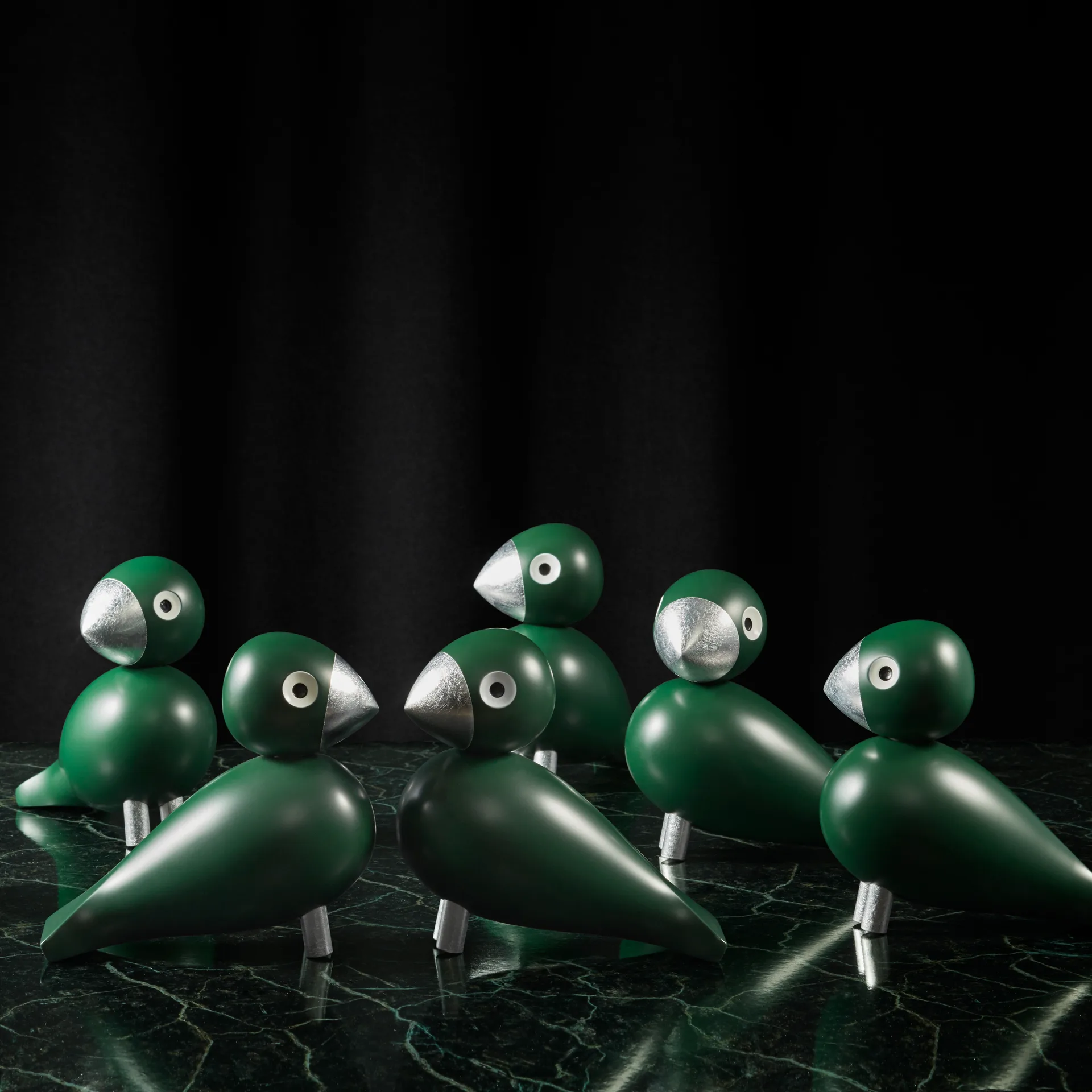 Oiseau chanteur Georg Kay Bojesen , Vert-Argent Kay Bojesen Denmark