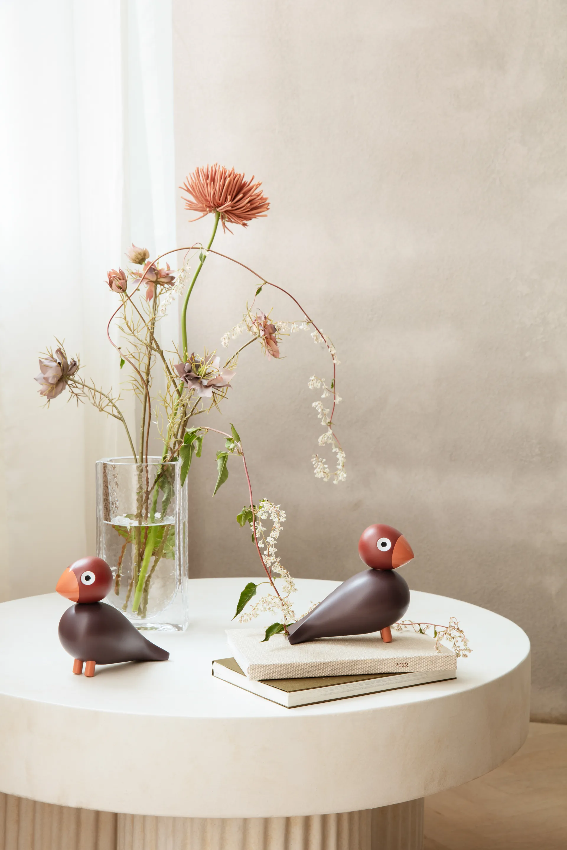 Oiseau chanteur Kay Bojesen Year Bird 2022, Vinrouge Kay Bojesen Denmark