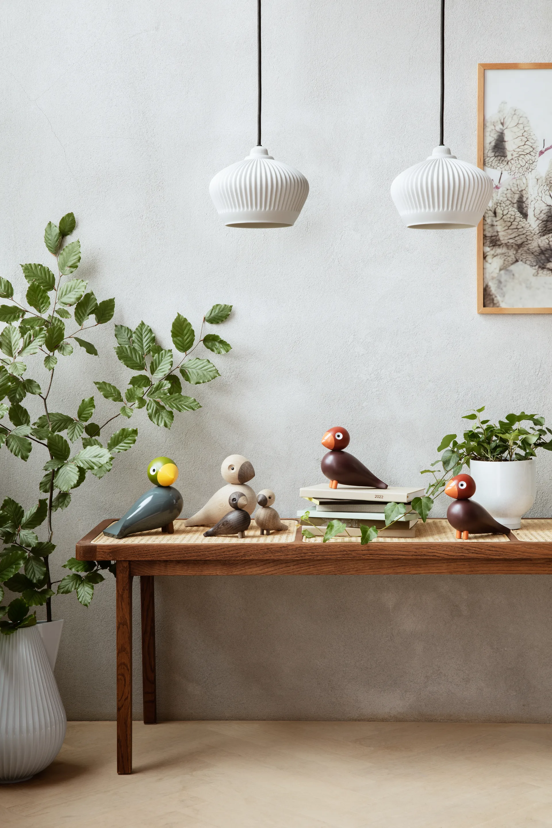 Oiseau chanteur Kay Bojesen Year Bird 2022, Vinrouge Kay Bojesen Denmark