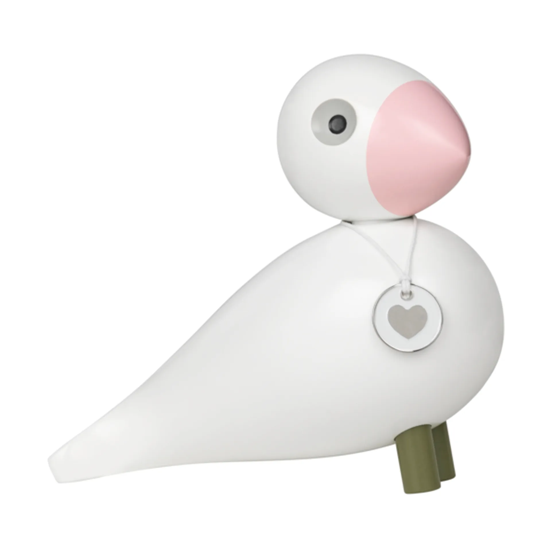 Oiseau chanteur Love Kay Bojesen, Blanc-rose Kay Bojesen Denmark