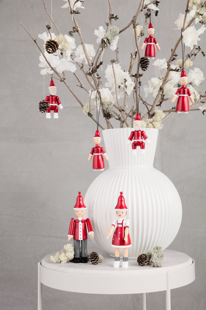 Père Noël et Mère Noël 10 cm, Rouge Kay Bojesen Denmark