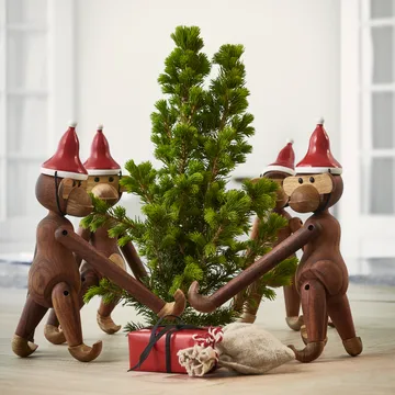 Petit singe avec bonnet de Père Noël - Kay Bojesen Denmark