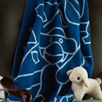Plaid Kay Bojesen - bleu - Kay Bojesen Denmark
