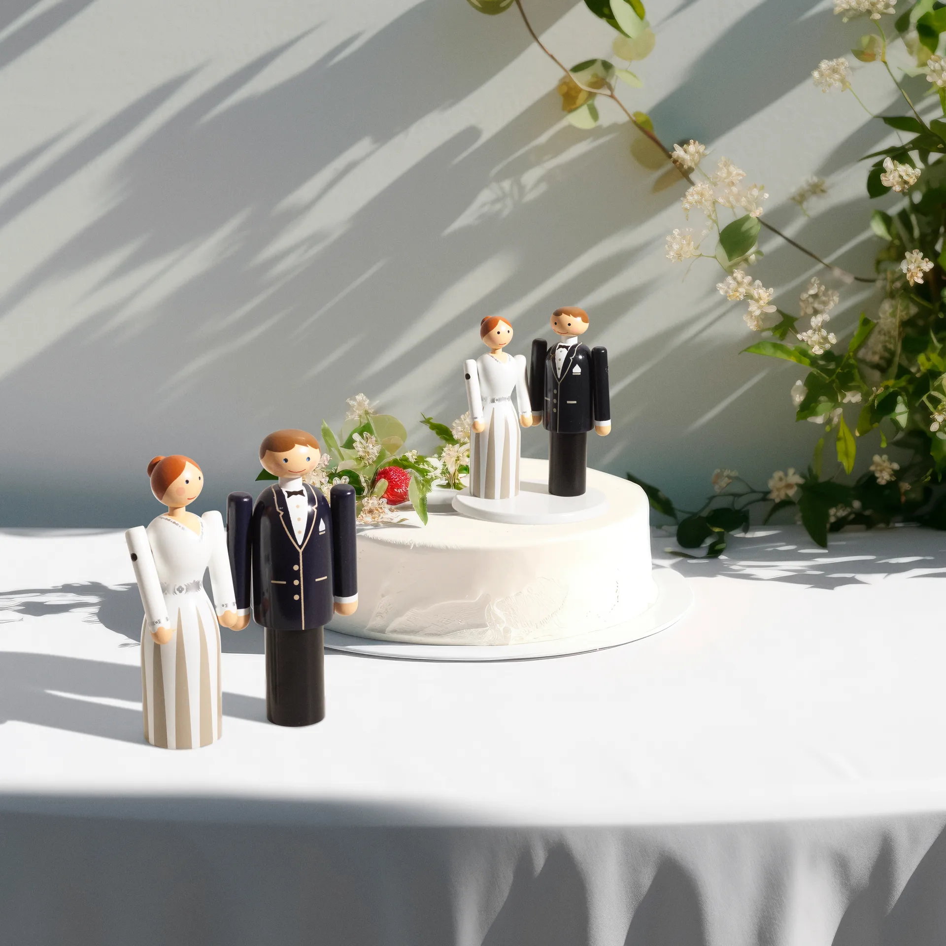 Plateforme pour couple Kay Bojesen, Blanc Kay Bojesen Denmark