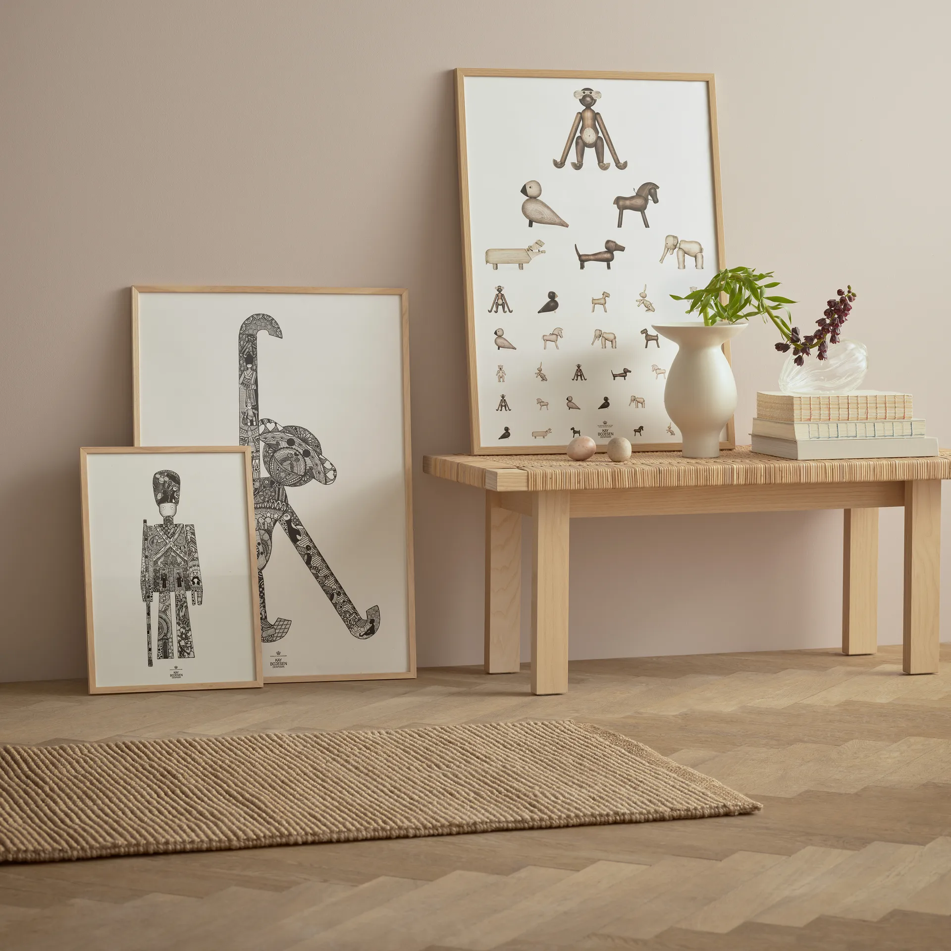 Poster Kay Bojesen animaux, 50x70 cm Kay Bojesen Denmark