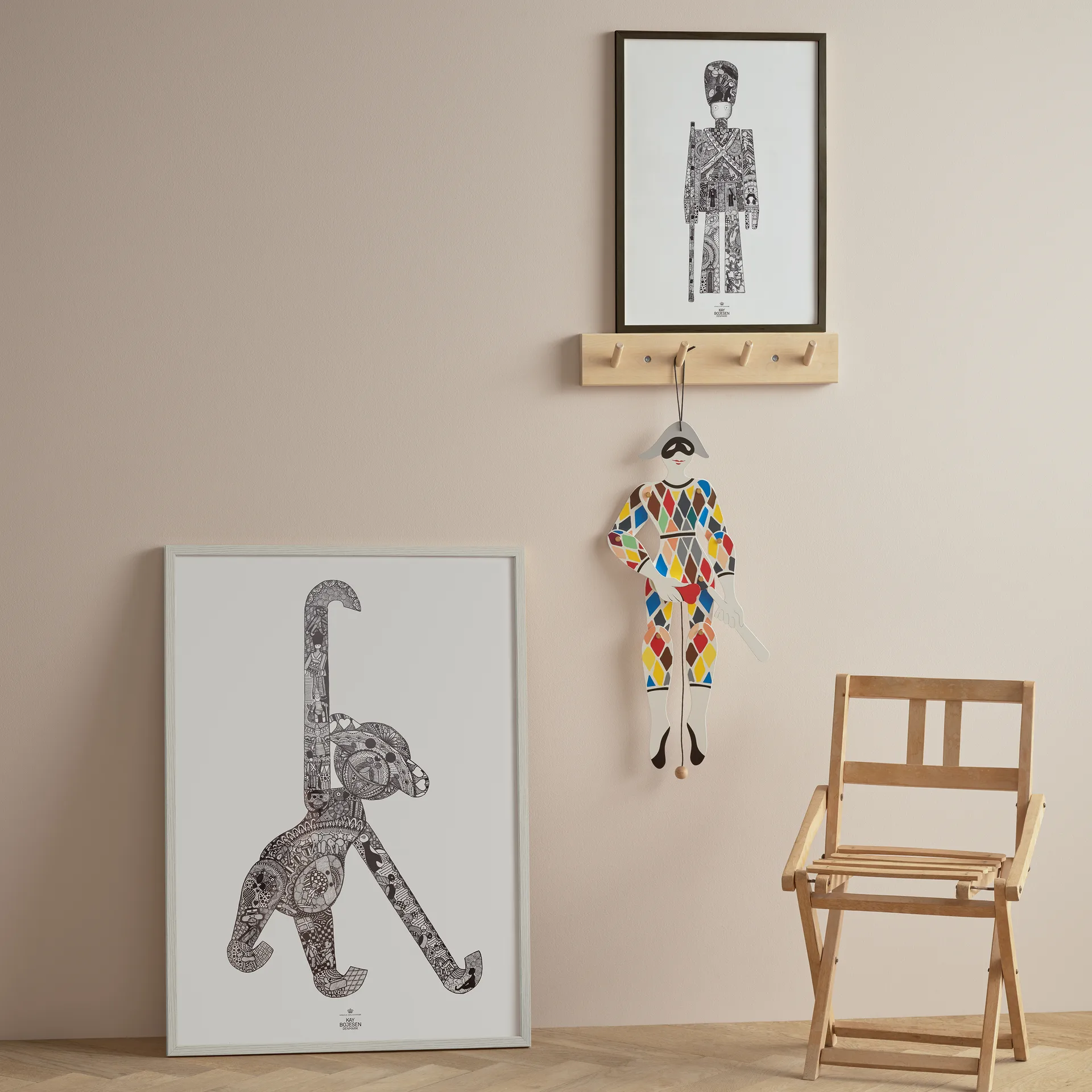 Poster Kay Bojesen singe, 50x70 cm Kay Bojesen Denmark