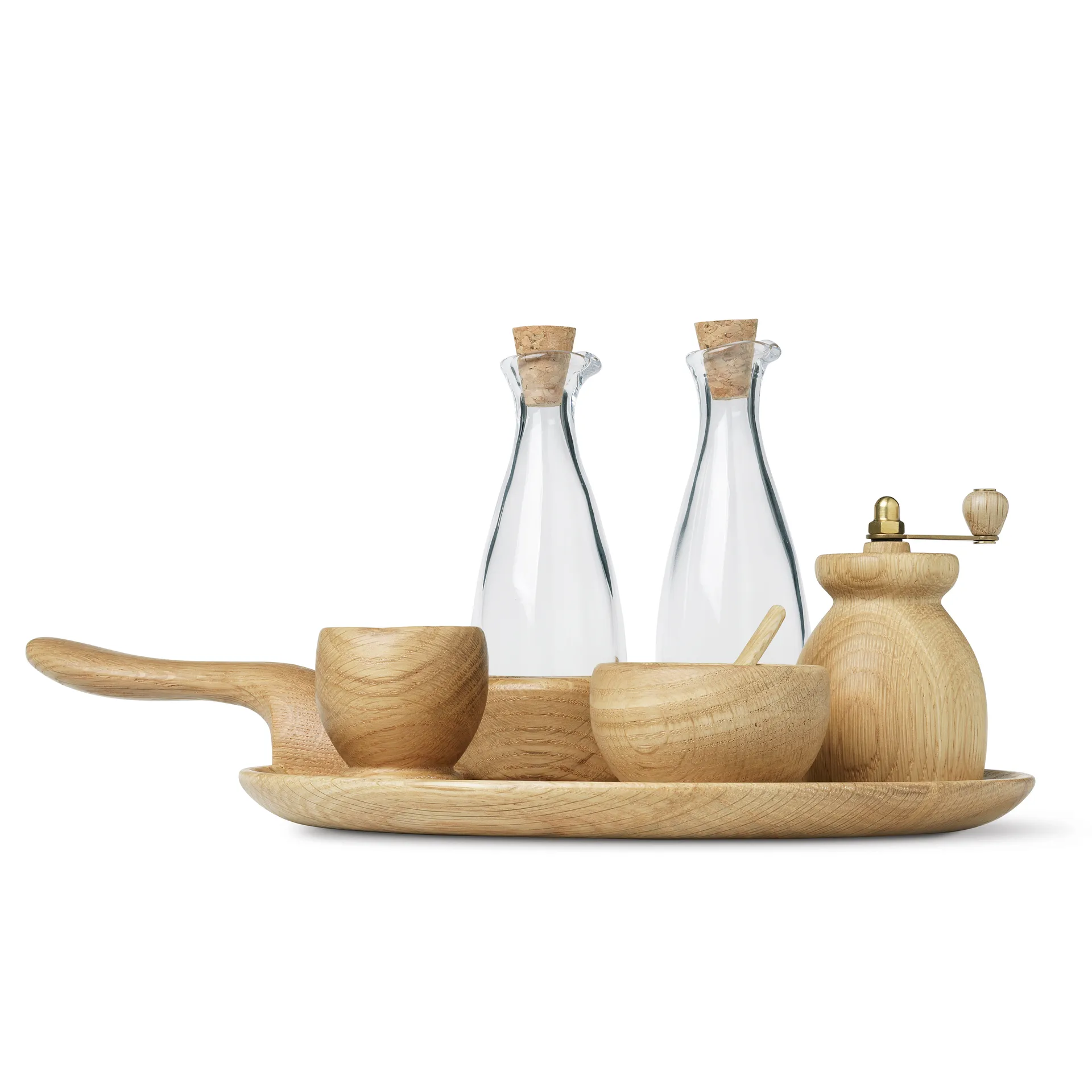 Salière avec cuillère Kay Bojesen, Chêne Kay Bojesen Denmark