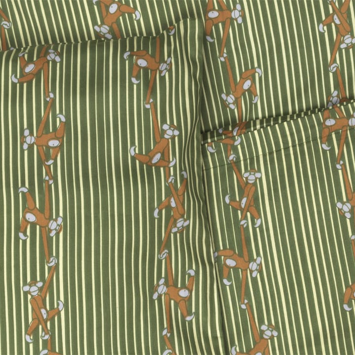 Set housse de couette et taie d'oreiller Kay Bojesen singe 70x100 cm, Vert Kay Bojesen Denmark