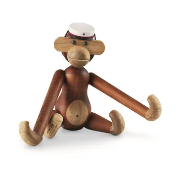 Singe en bois Kay Bojesen avec son chapeau de diplômé rouge - Kay Bojesen Denmark