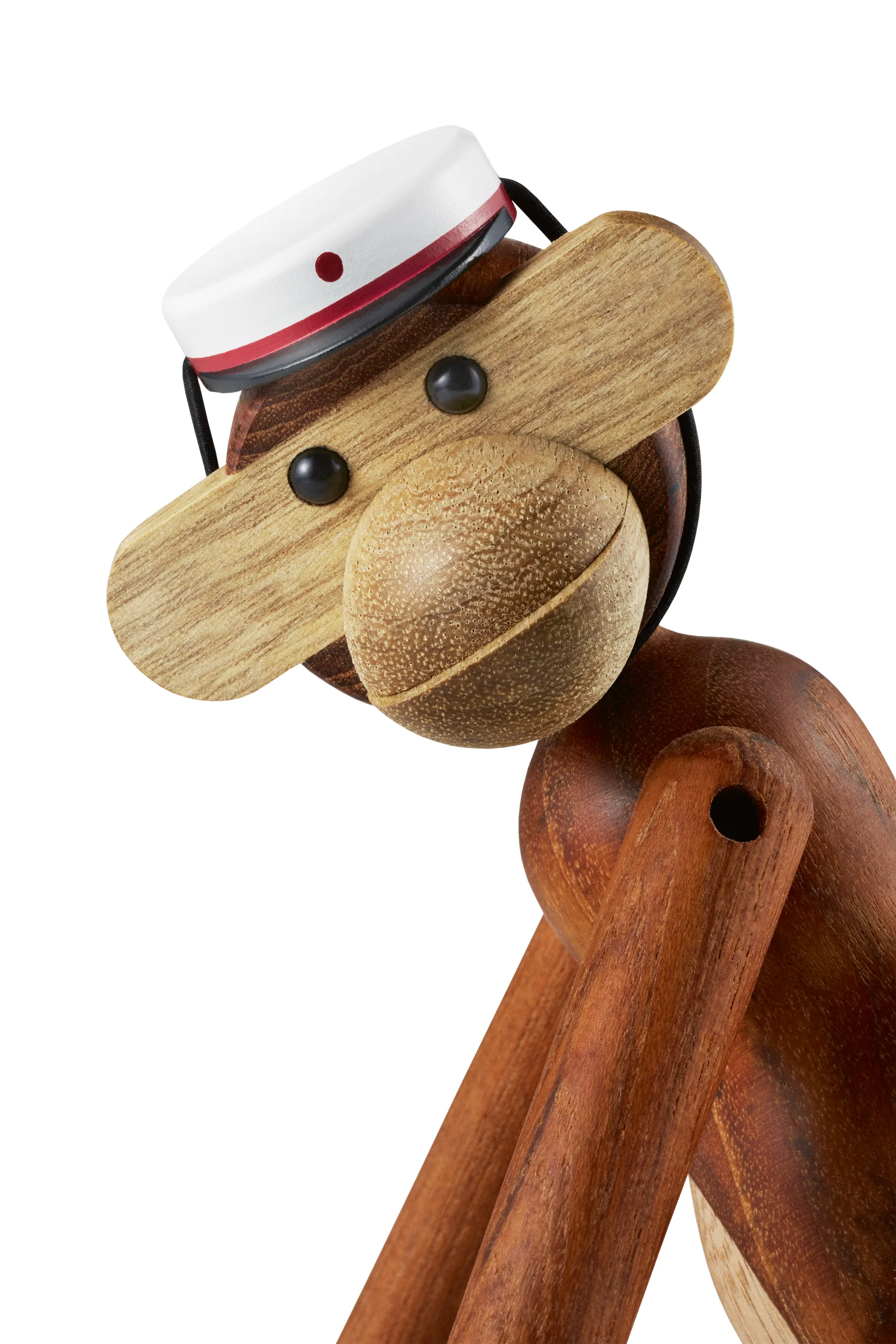 Singe en bois Kay Bojesen avec son chapeau de diplômé rouge,  Kay Bojesen Denmark