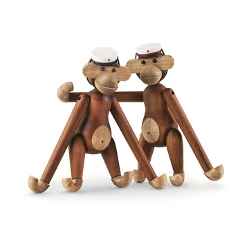 Singe en bois Kay Bojesen avec son chapeau de diplômé rouge - Kay Bojesen Denmark